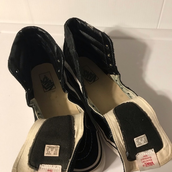 Vans skateboard shoe black/white unisex men 8 / women 9.5 - Picture 7 of 10